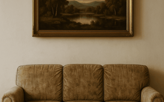 Chuyện chiếc sofa cũ và bức tranh treo tường khiến nó trông sang hơn