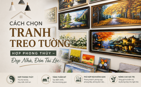 Cách Chọn Tranh Treo Tường Hợp Phong Thủy – Đẹp Nhà, Đón Tài Lộc